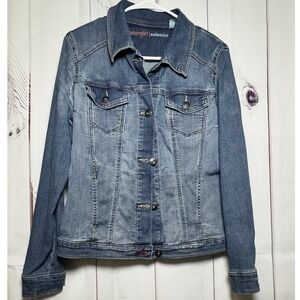 Distressed Wrangler‎ Jean Jacket / Medium / Sku0030